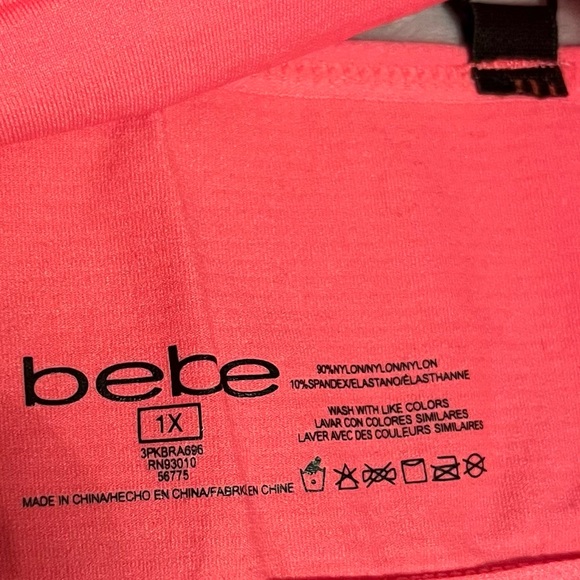 bebe Vibrant Pink Sports Bra - Picture 4 of 4